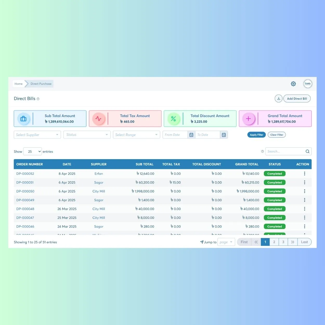 How the Direct Bill Module Works?